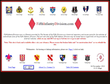 Tablet Screenshot of five-four-fa.fifthinfantrydivision.com
